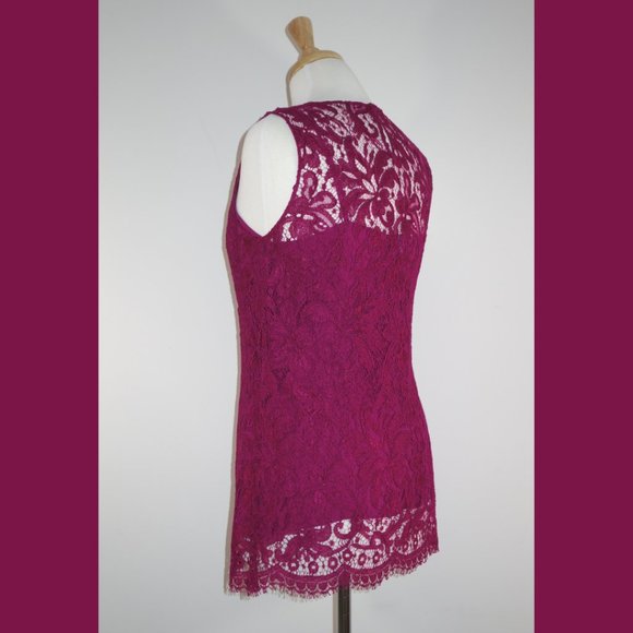 Dolce & Gabbana Pink Lace Top - Size 44 (US M) - Picture 4 of 16